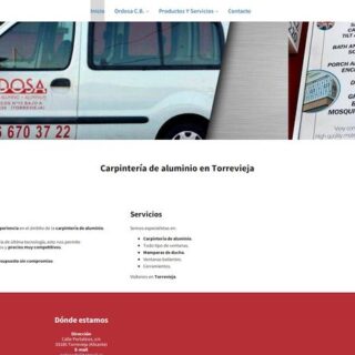 CARPINTERÍA DE ALUMINIO ORDOSA - :aluminios-ordosa.com