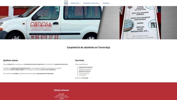 CARPINTERÍA DE ALUMINIO ORDOSA - :aluminios-ordosa.com