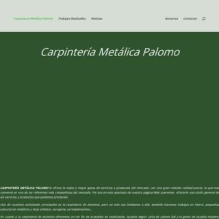 PALOMO CARPINTERÍA DE ALUMINIO - :cmpalomo.net