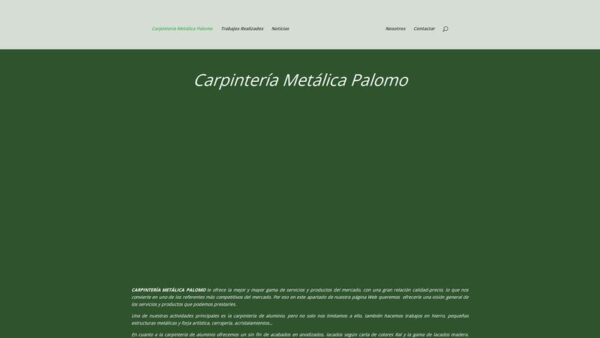 PALOMO CARPINTERÍA DE ALUMINIO - :cmpalomo.net