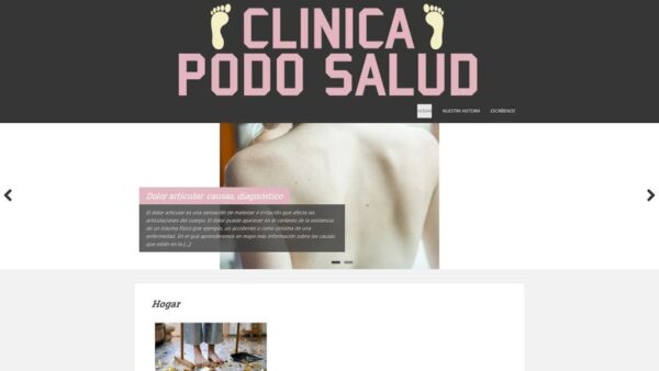 CLINICA PODOSALUD - :clinicapodosalud.es