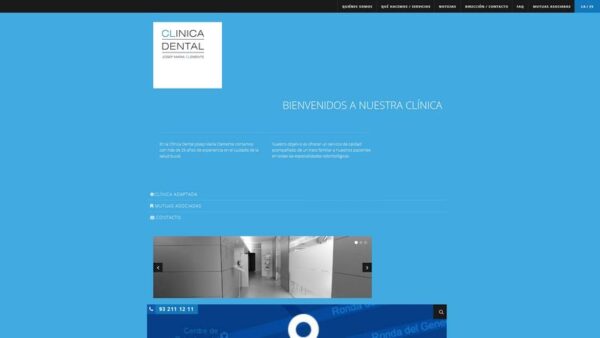 BIENVENIDOS A NUESTRA CLÍ­NICA | CLÍ­NICA DENTAL - JOSEP MARÍ­A CLEMENTE - :cldental.es