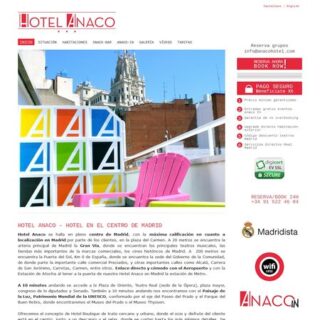 HOTEL CENTRO MADRID *** BARATO Y CON ENCANTO - HOTEL GRAN VÍ­A MADRID &MIDDOT ANACO HOTEL, EN GRAN VÍ­A, MADRID - :anacohotel.com