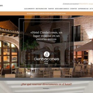 .:: HOTEL CIEN BALCONES - DAROCA ::.  - :cienbalcones.com