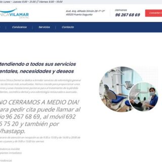 CL?NICA DENTAL VILAMAR - :clinicadentalvilamar.com